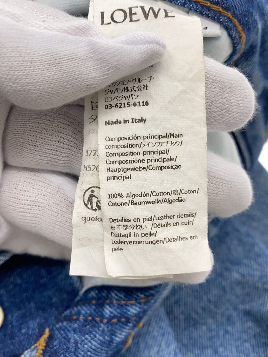 LOEWE Straight Pants Bottom 44 Denim Blue Anagram Baggy LOEWE Straight Pants Bottom 44 Denim Blue Anagram Baggy