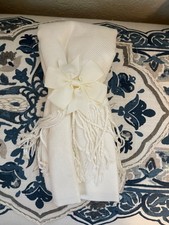 PASHMINA Scarf Wrap Shawl Ivory White Women's for Evening Dress Wedding Formal 