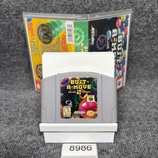 Bust-A-Move 2: Arcade Edition Nintendo 64 Cartridge & Case Tested Works