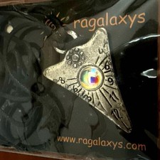 Ragalaxys Triangular Sundial Necklace Crystal Ball Solar Time Pendant Jewelry