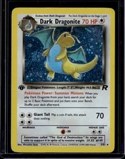 Dark Dragonite (5) 1st Edition Holo Rare Team Rocket 05/82 LP