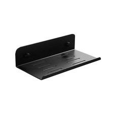 Aluminum Wall Mounted Shelf Heavy Duty Black Floating Shelves with Holes