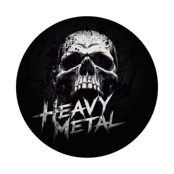 Heavy Metal Totenkopf Magnet-image