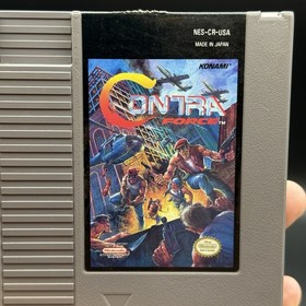 Contra Force (Nintendo NES, 1992 Konami) Authentic W/ Cover - Cleaned & Tested