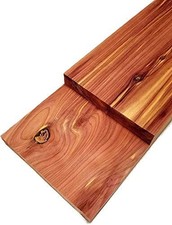 Eastern Red Cedar Lumber 3/4" x 6" 2 Pieces 3/4" x 6" x 36"