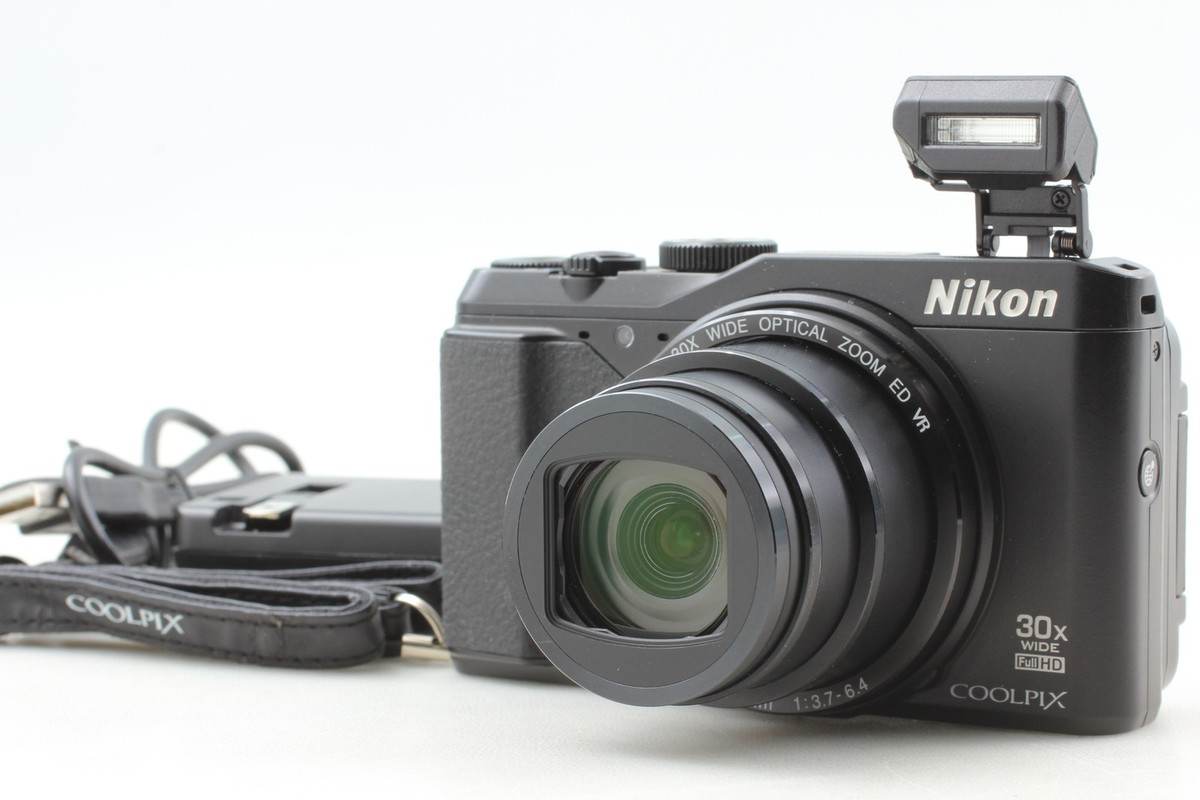 🎦VIDEO👀✨MINT✨ Nikon Coolpix S9900 Black 16.0MP Digital Camera