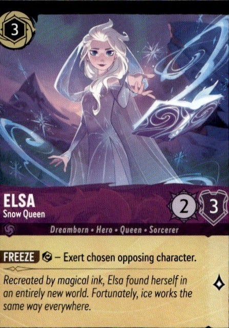 Elsa - Snow Queen 41/204 Uncommon The First Chapter Lorcana Near Mint