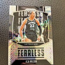 2026 A’ja Wilson Fearless Prizm 25/25 Las Vegas Aces 