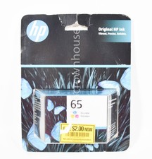 Genuine HP 65 TRI-COLOR Ink Cartridge Sealed N9K01AN JULY 2023