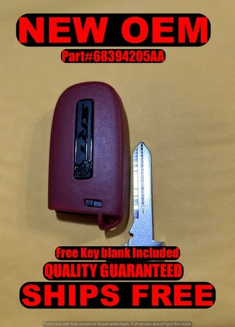 NEW OEM 2019-20 21 CHARGER CHALLENGER SRT HELLCAT RED EYE SMART KEY 68394205aa - Image 2 of 4