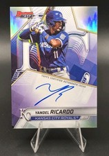 2025 Bowman's Best Yandel Ricardo Refractor Auto B25-YR Kansas City Royals