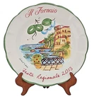 Il Fornaio Festa Regionale 2013 Cinque Terre Italy Hand Painted Plate