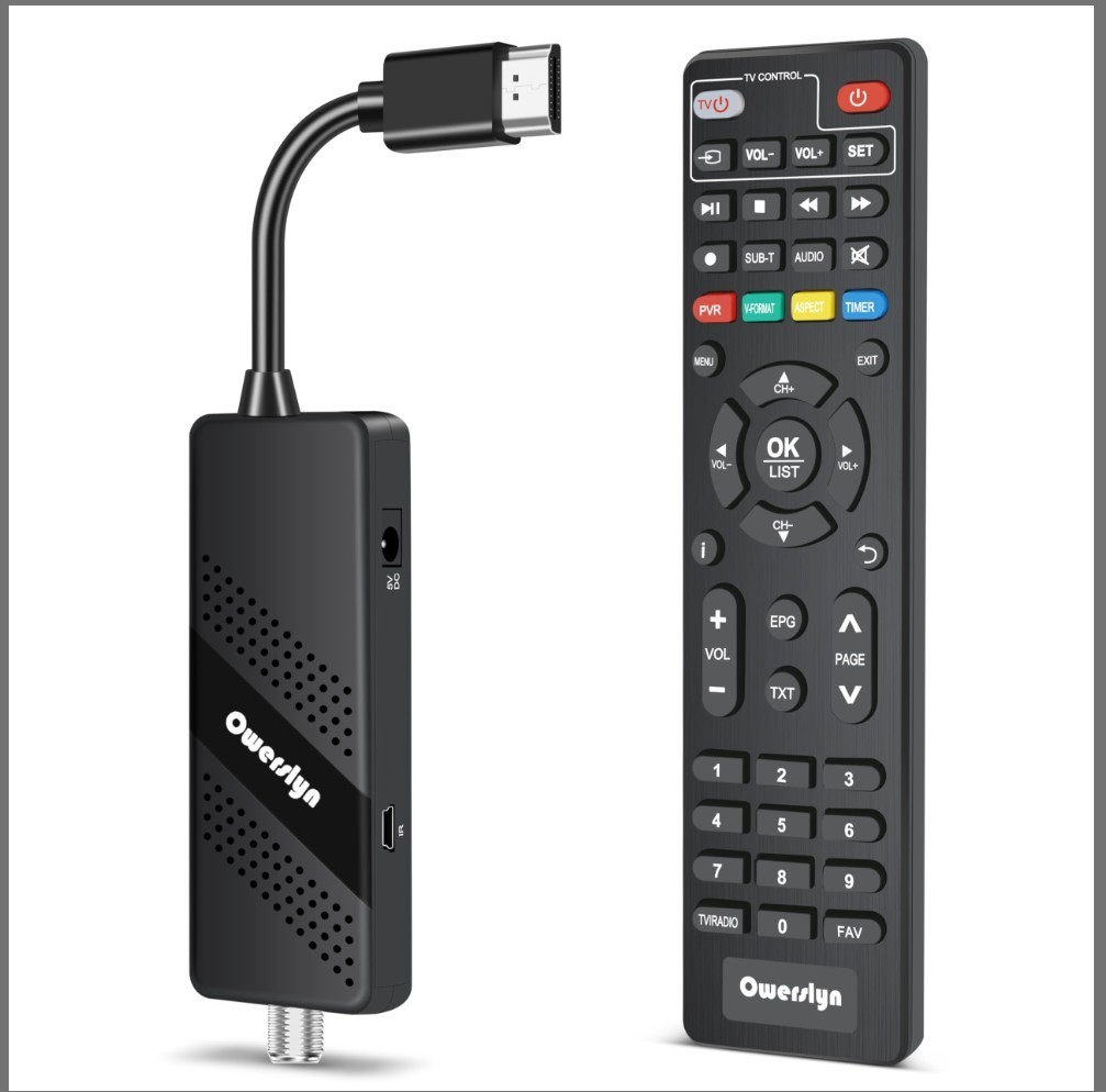Digital Converter Box for TV, 1080P Mini ATSC Tuner Box with