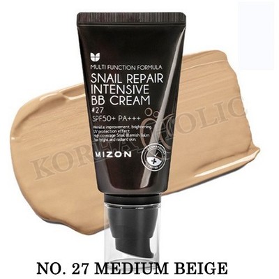 MIZON Snail Repair Intensive BB Cream 50g SPF50+PA+++ #27 Medium Beige  K-Beauty