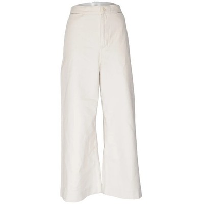 COS, Palazzohose, Größe: 40, Beige, Baumwolle, Einfarbig, Denim, Damen #ixF