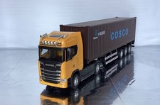 Rimorchio container Scania COSCO giallo SCANIA container marittimo container