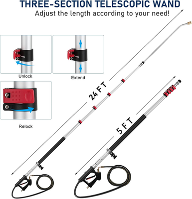 #ad #ad Pressure Washer Extension Wand 24 FT Extension Pole for Pressure Washer with... $158.30