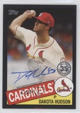 2020 Topps 1985 Baseball Series 2 Black 57/199 Dakota Hudson #85A-DH Auto 0io