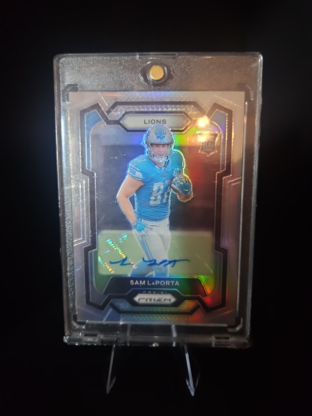 2023 Panini Prizm - Rookies Sam LaPorta #332 Silver Prizm Autographs (AU, RC)