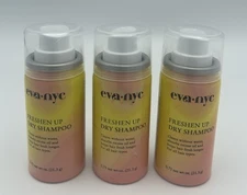 Eva NYC Dry Shampoo .75 oz Travel Size Spray Freshen Up Lot Of 3   X3