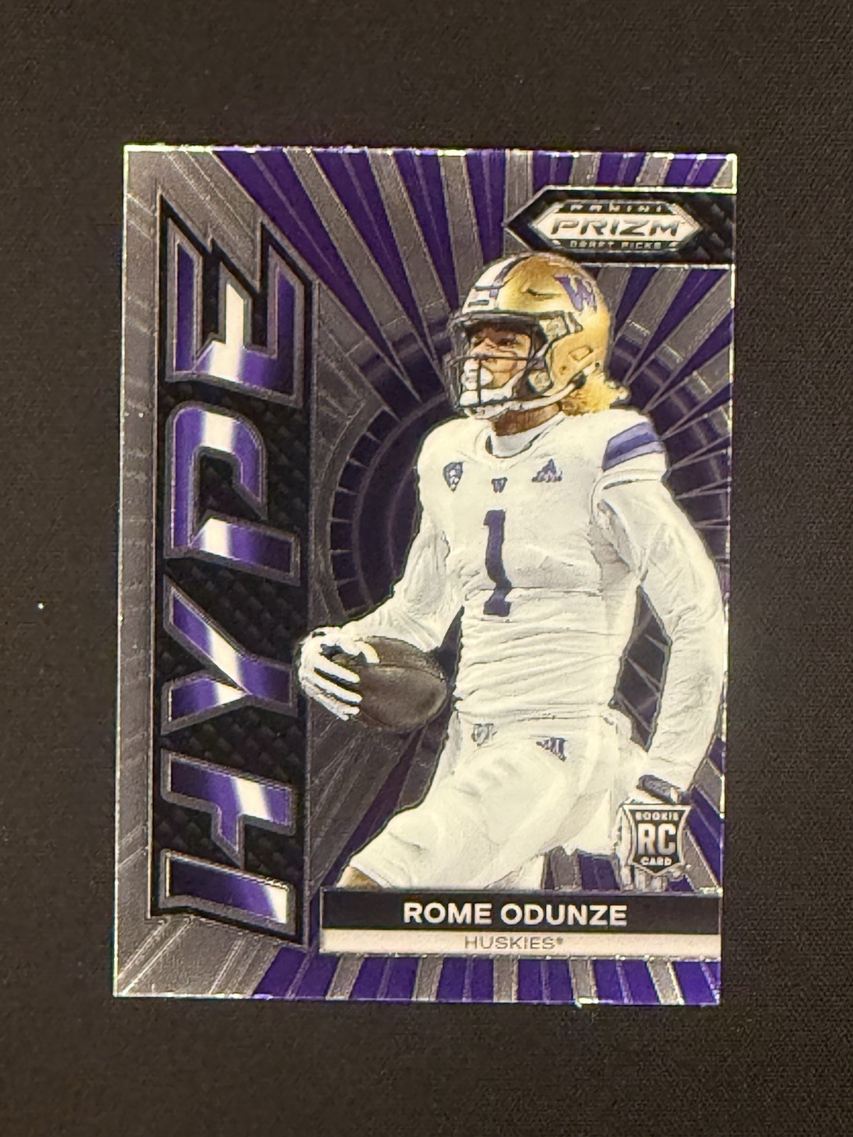 2024 Panini Prizm Draft Picks Hype Rome Odunze Rookie RC #HP-RO Washington