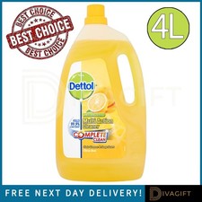 DETTOL ANTI-BACTERIAL MULTI ACTION CLEANER 4L COMPLETE CLEAN CITRUS ZEST NEW