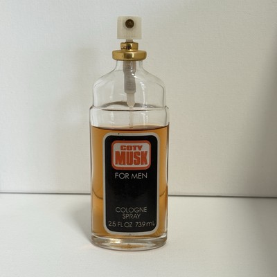 Vintage Coty Musk For Men Cologne Spray 2.5 oz.
