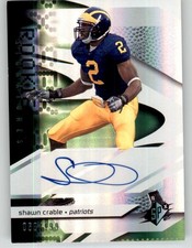 2008 Upper Deck SPx Green Shawn Crable Auto RC #223 /199