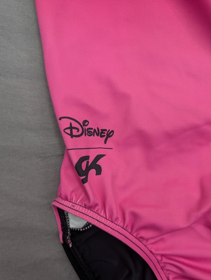 Leotardo Disney Minnie Mouse Mujer Extra Pequeño Rosa Negro GK Gimnasia Foto 4 de 4