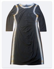 Ralph Lauren Essentials Dress Black White Size 8