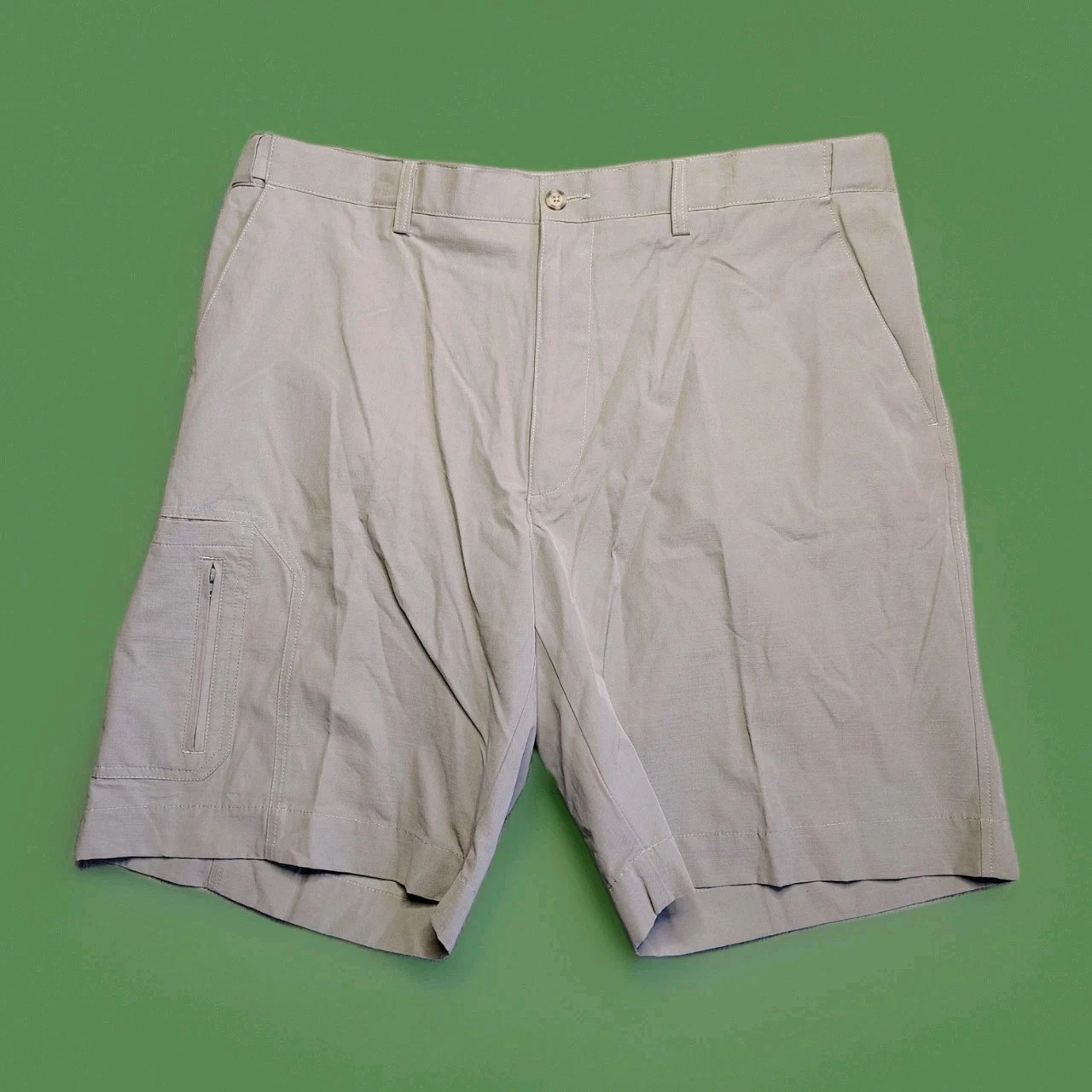 Golf America Ultimate Cargo Shorts Mens 36 British Khaki NWT UPF-15 ZDSB0525