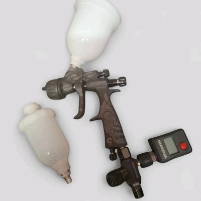 WALCOM MINI SPRAY GUN EGO CARBONIO 190 HVLP ø 1.2 WALCOM MINI SPRAY GUN EGO CARBONIO 190 HVLP ø 1.2
