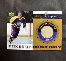 2001-02 Upper Deck Legends Pieces of History Sticks Marcel Dionne #PH-MD HOF