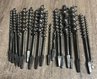 18 Miscellaneous Vintage Auger Bits Pierce Griswold Jennings And More See List