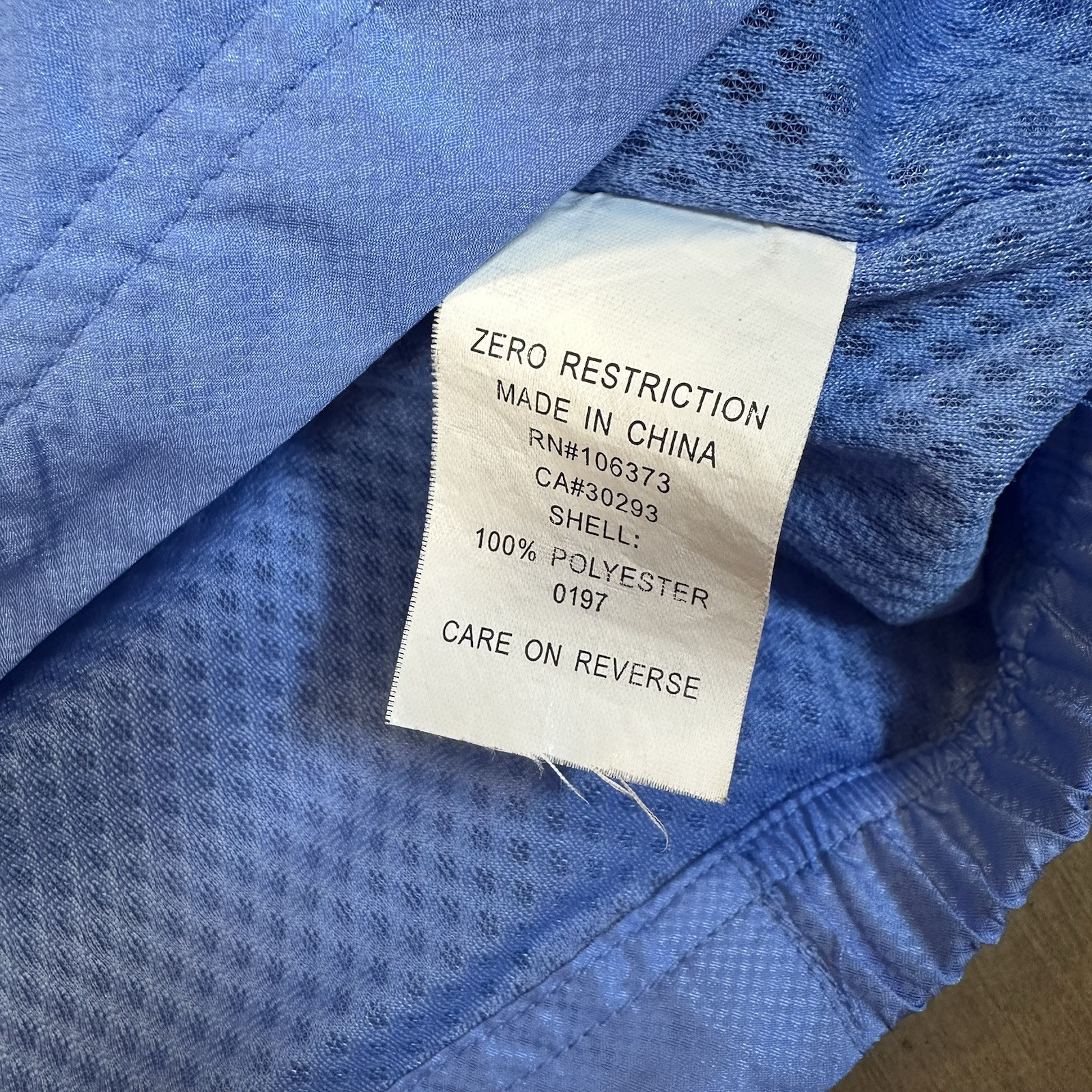 Zero Restriction Pullover Men's Medium Light Blue 1/4 Zip Performance Golf