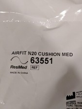 AirFit N20 ResMed Replacement Cushion 63551 Sz Medium Quantity Of 5 New Sealed