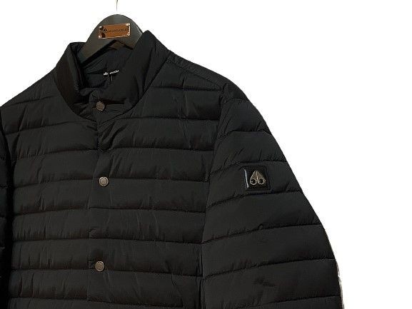 Moose Knuckles Black Lightweight Down Jacket Button 5705134785 25040416
