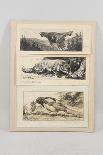 C35F18 Franz Roubal (1889 1967) charcoal drawing white raised signed dat. (19)38