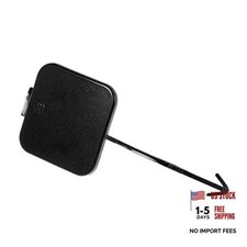 Gloss Black Rear Bumper Tow Hook Cover - Eye Hole Cover for Car Towing