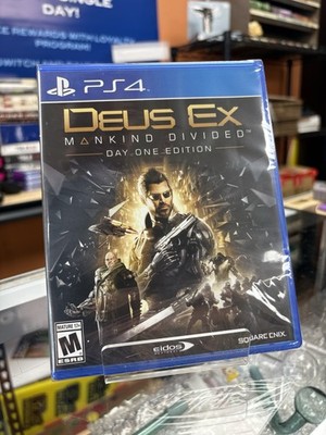 NEW+FACTORY SEALED Deus Ex: Mankind Divided - Day One Edition PlayStation 4 PS4