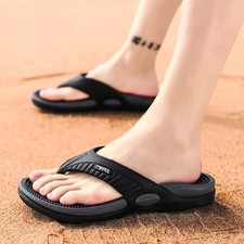 Men’s Massage Flip Flops Summer Breathable Sandals Beach Shoes Luxury Big Size46