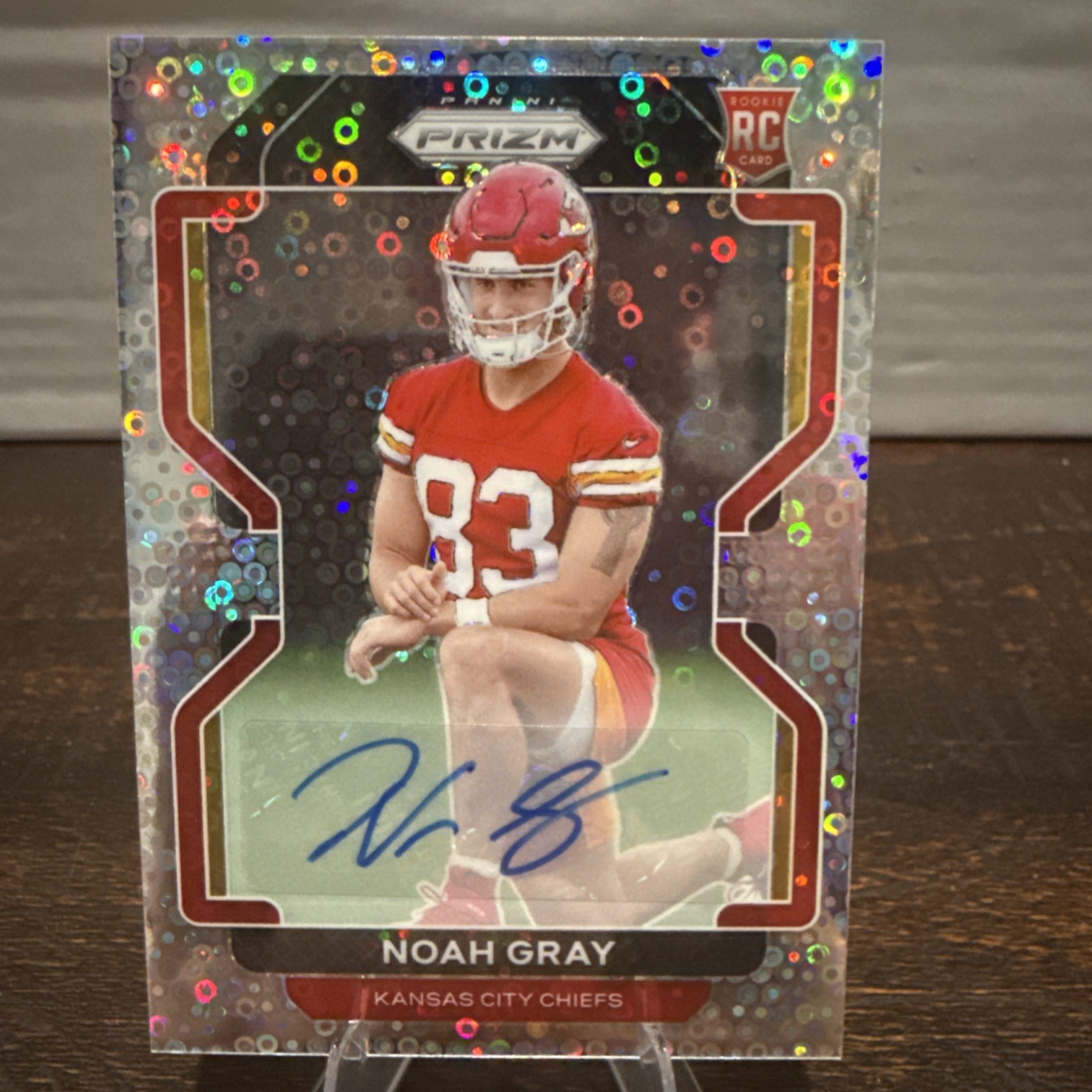 Noah Gray Panini Prizm #418 Autograph No Huddle