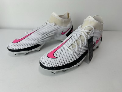 Nike Phantom GT Academy DF FG CW6667-160 White-Pink-Black - Mens Size 10 New