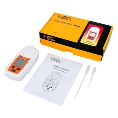SMARTSENSOR LCD Digital Refraktometer Brix Messgerät Fruchtsaft Getränk ATC Zucker