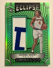 2024-25 Obsidian Eclipse Materials Pacome Dadiet #EM-PDN Electric Etch Green /25