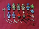 LEGO Nexo Knights Minifigures LOT. 10 Figures , Shields , Weapons,Armor