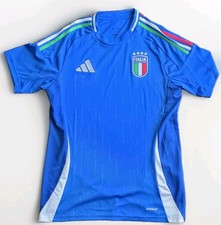 Adidas Italy FIGC Home Soccer Jersey 2023-24 Euro Mens Medium Slim Fit IN0657