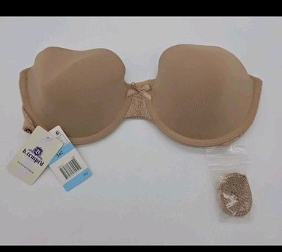 B. Tempted by Wacoal Strapless Convertible Bra 34C Natural Nude New