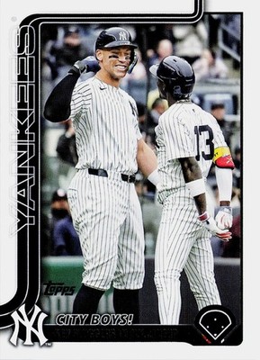 2025 Topps Update #US85 Aaron Judge / Jazz Chisholm Jr.