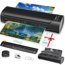   NEW 13-Inch Laminator Machine  Up to 11x17  Hot  Cold Modes  Fast Warm-Up